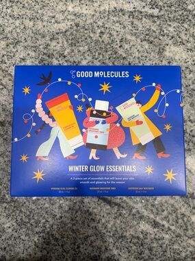 Good Molecules Winter Glow Essentials Skincare Set cleanser toner moisturizer